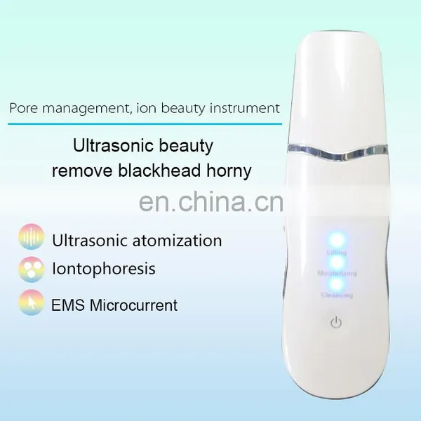 Portable Ultrasonic Ultrasound Beauty Machines Skin Peeling Scrubber photo-5
