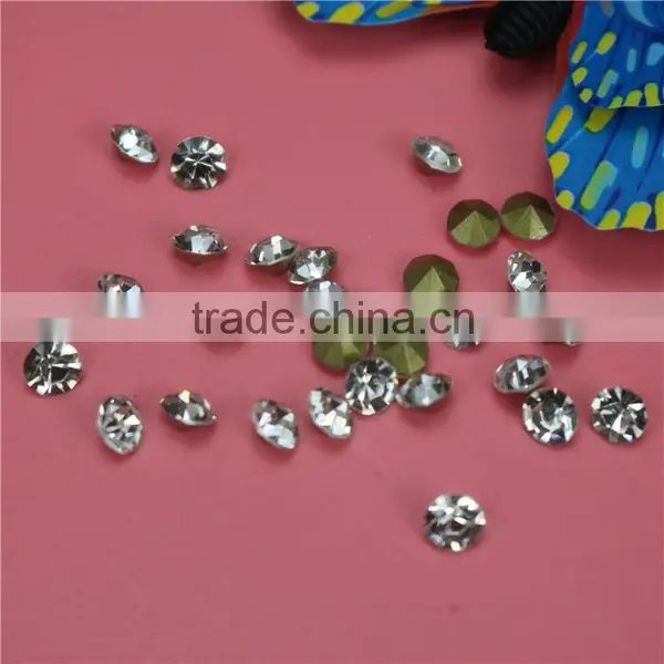 Top Quality Wholesale Light Sapphire Rhinestone Flatback Hot Fix Crystal Beads photo-4