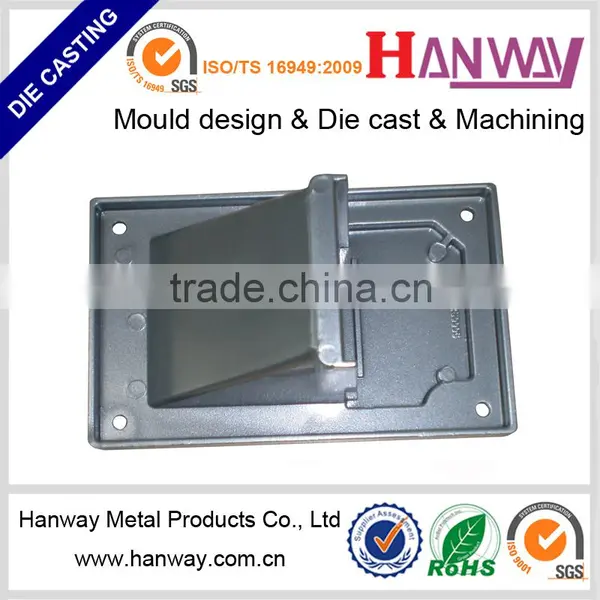Customize Aluminum Die Casting CNC Machining Powder Coating for Solar Led Light Cover photo-2