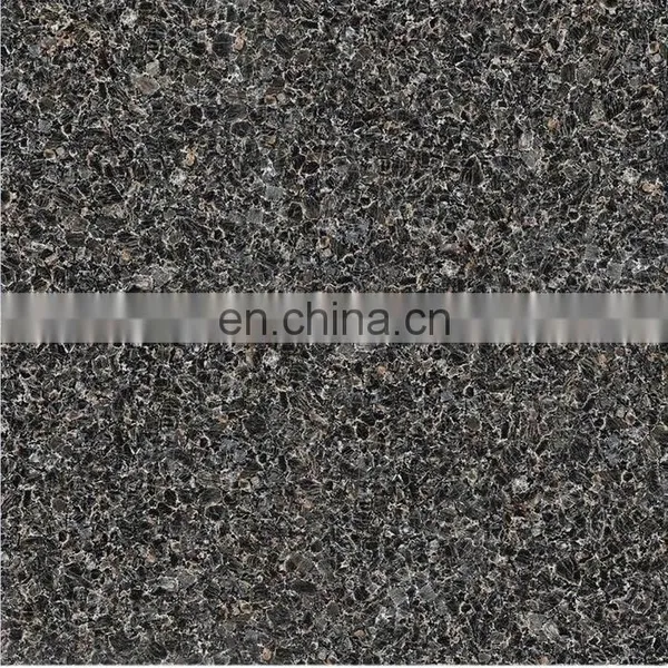 Fohan Kajaria Tiles 600x600 Color Body Dark Black Full Polished Glazed Marble Stone Porcelain Tiles JM63803DF photo-2