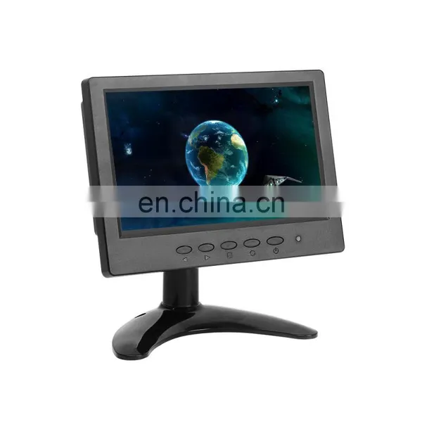 7 Inch LCD Industrial Monitor IPS Panel H D M I/VGA/BNC/AV/USB Desktop Portable Led Lcd Display photo-2