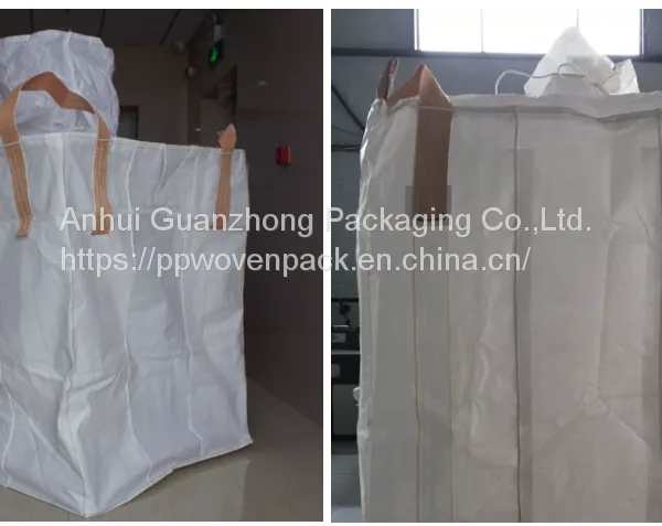 1000Kg 1.5 Ton 2 Tons Sling Container Bag Breathable Ventilated Fabric Fibc Big Bag For Bulk Firewood Sand Corn photo-5