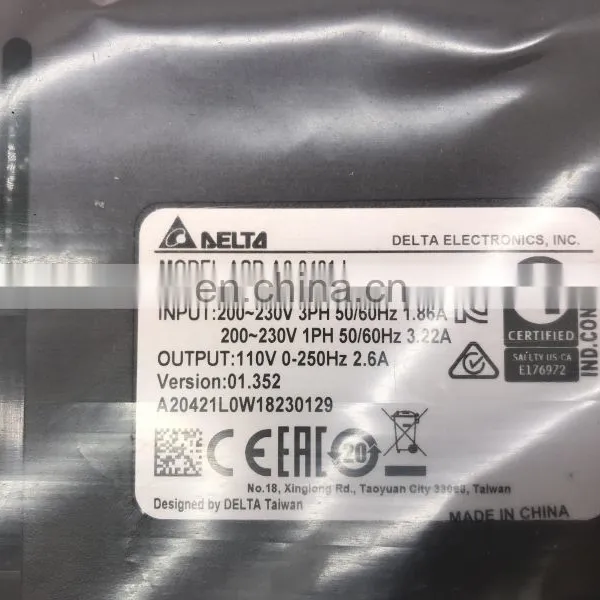 In Stock Cnc Machine Delta ASD-A2-0421-L 2 kw ac Servo Drive and Motor photo-4