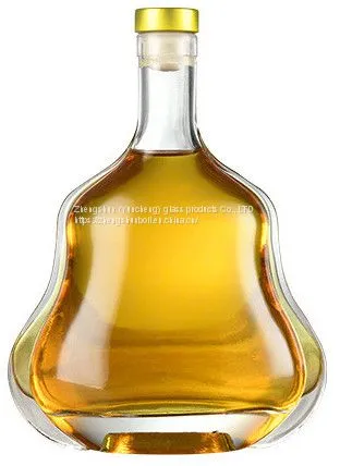 Imported Wine Bottles Transparent Glass Bottles Vodka Whiskey XO Glass Bottles Wholesale photo-5