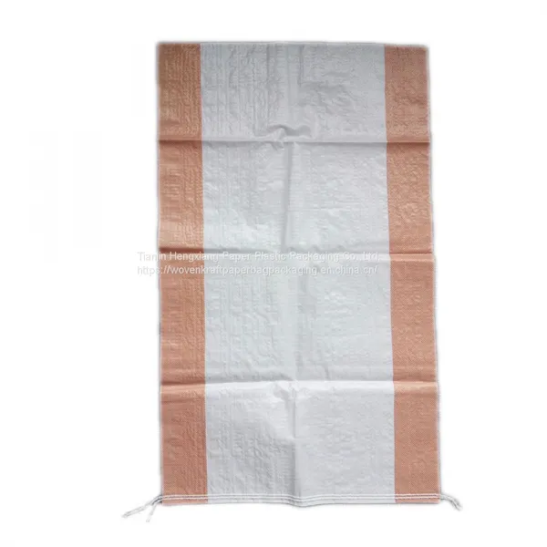 Black Plastic PP Woven Bag Cement Sand Packaging photo-2