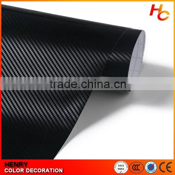 Newly Car Body Wrap Sticker Air Bubble Free 3D Carbon Fiber Film for Car photo-4