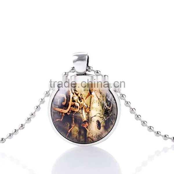 Hotselling New Style Ancient Steampunk Pendants Time Machine Charms Necklace Paypal Accept photo-5