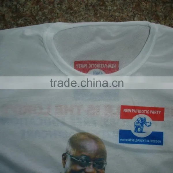 Bulk Cheap Election t Shirt, White T-shirt for Promotion Custom Election Advertising Campaign T-shirts photo-2