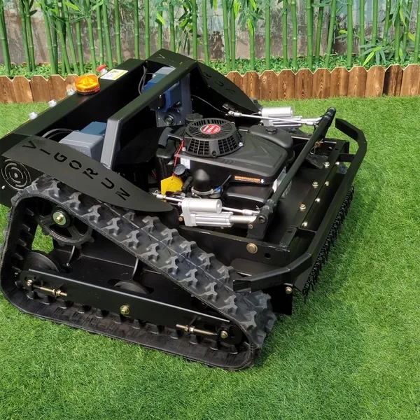 Remote Control Mower for Slopes, China Remote Controlled Lawn Mower Price, Remote Brush Mower for Sale photo-2