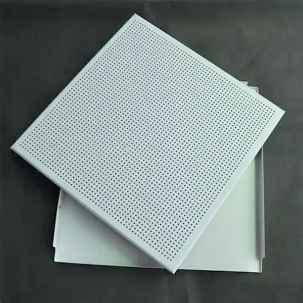 Metal Decorative Material Perforated Acoustic 600X600 Aluminum Square Clip in Ceiling