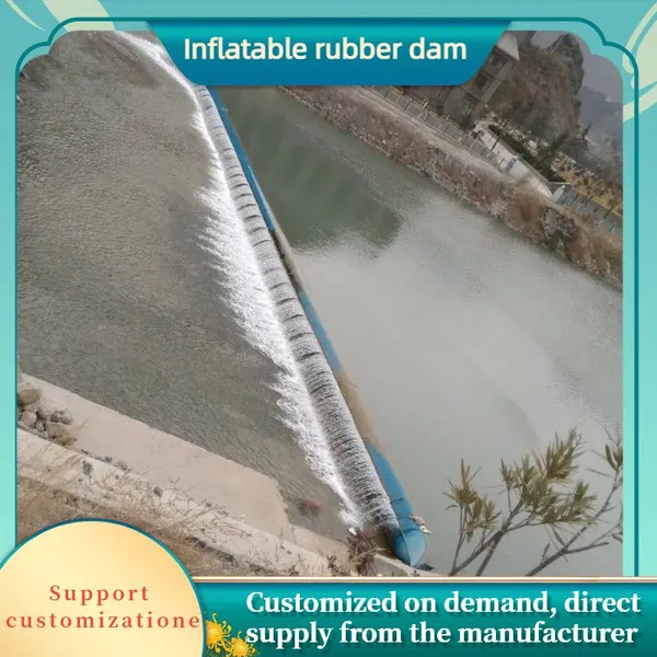 Quick-Install Reinforced Rubber Cofferdam for Construction Site High-Pressure Resistant Rubber Dam