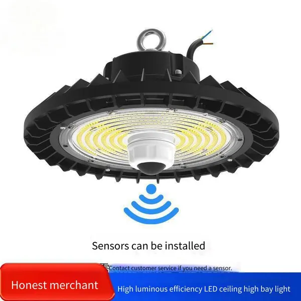 Led Ufo High Bay Hanging Lights for Industrial Mines, 200w Full Wattage, High Luminous Efficiency Working Lights for Industrial Workshops photo-4