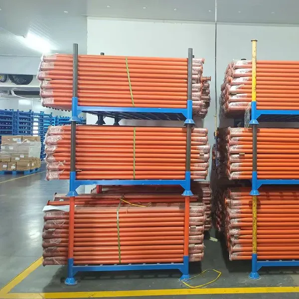 Heavy-Duty Stackable Plastic Containers for Efficient Warehouse Organization