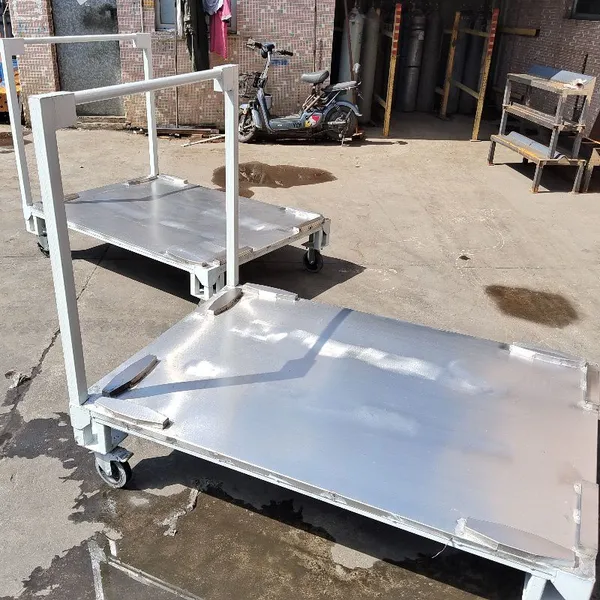 Heavy Duty Folding Hand Truck Trolley Four Wheel Cart Foldable Carters & Trolleys for Carrying Goods photo-5