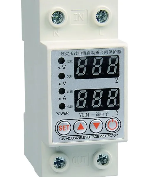 VA Protector 40A 63A 80A 230V Adjustable Switch Over Voltage Under Voltage Current Protective Device VA Protector photo-3