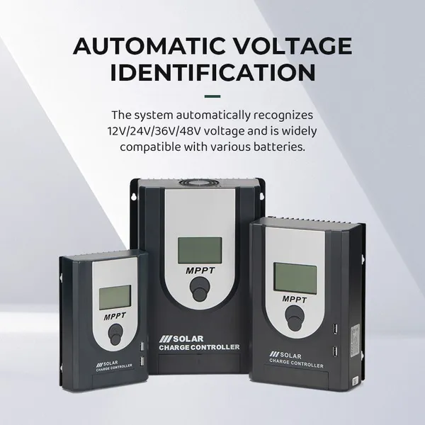 12/24V Auto Work Solar Controller for Inverter 40amp MPPT Solar Charge Controller photo-2