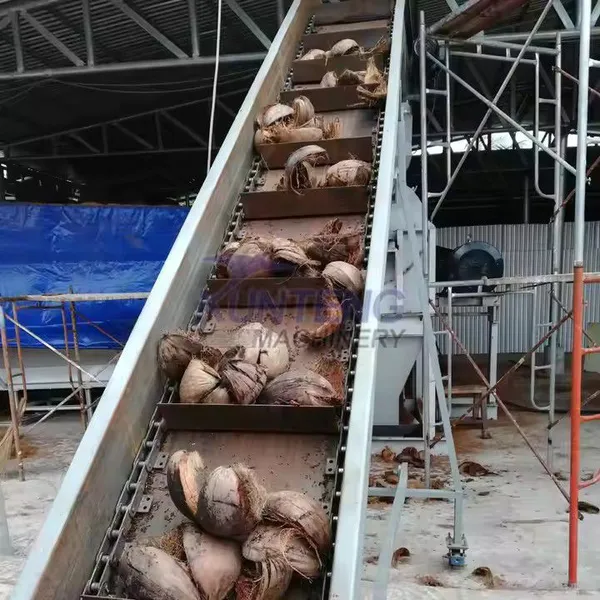 Decorticating of Single High Capacity Coconut Husk Decorticating Shredding Machine EPC photo-4