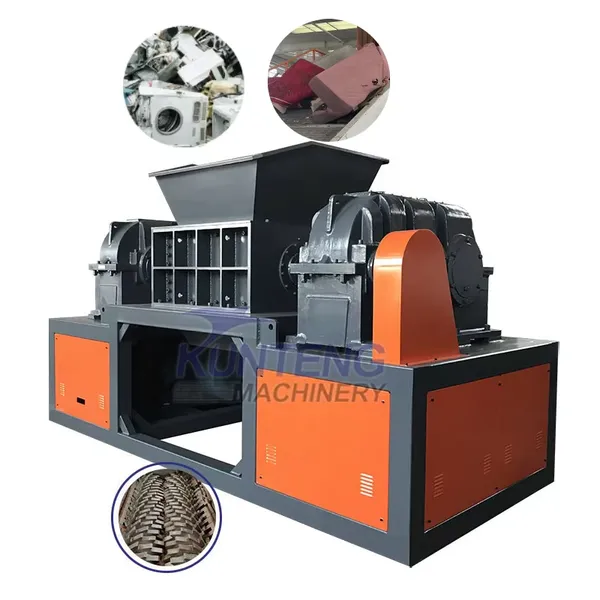 Broyeur d'ordures industrielles, broyeur de recyclage des vieux appareils électroménagers, des meubles usagés et des plastiques ménagers EPC