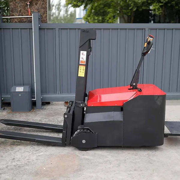 Factory Direct Sale Ride-on Stacker 2000kg Legless Electric Stacker 4m Lifting Stable Performance for Indoor Material Handling photo-2