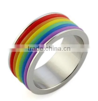 Custom Wholesale Stainless Steel Colorful Ring photo-6
