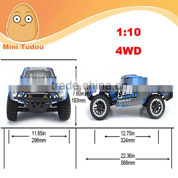 1/10 SCALE ELECTRIC 4WD 2.4GHZ RC OFF-ROAD BRUSH HIGH SPEED RC TRUCK WATERPROOF photo-4