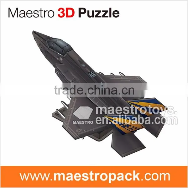 34PCS Military Model F-35 LIGHTNING II 3d Puzzle