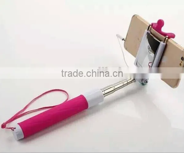 Wholesale Extendable Camera Tripod Handheld Colorful Wireless Monopod Bluetooth Selfie Stick Bluetooth Shutter Button photo-3