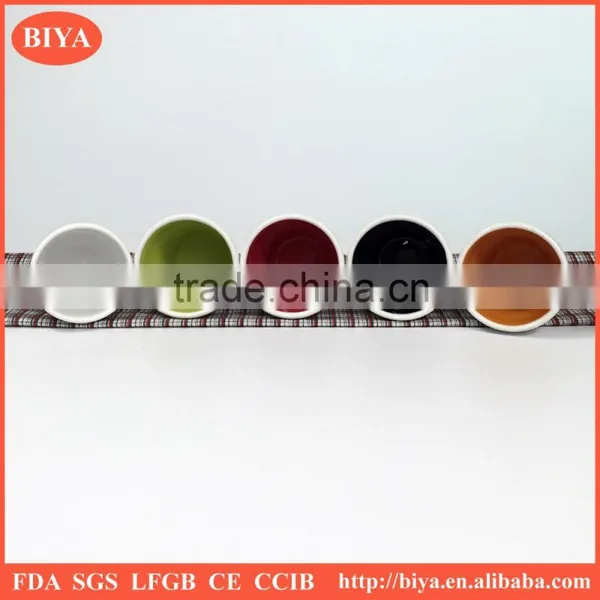 Personalized Stoneware Mug Wholesale Single Wall Cup Ceramic Coffee Cup With Colorful photo-2