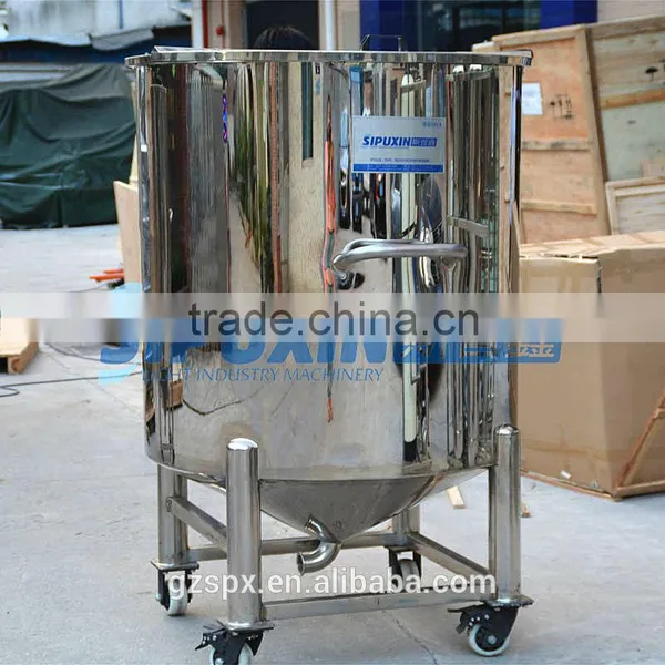 Small scale industries stainless steel toothpaste storage tank sale