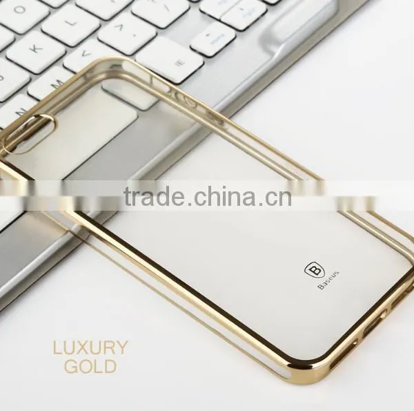 BASEUS Shining Series Soft TPU Case for Iphone se 0.8mm Ultrathin Electroplating Shockproof Shining Case for Iphone 5/5s photo-3