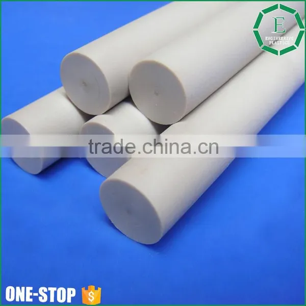 Customized Engineering Natural Soild Durable Plastic PEEK-HPV Ketron PEEK Rod Bar photo-2