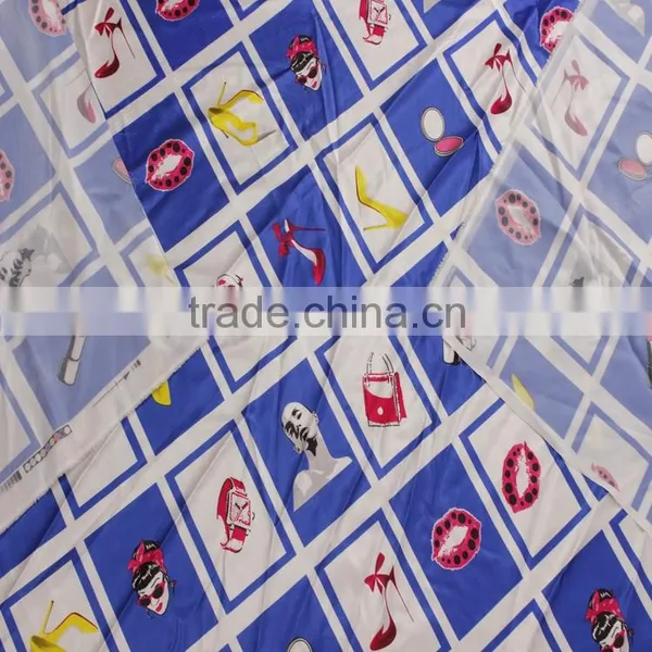 Poplin Weave Woven Cotton Print Fabric for Girls Dresses 2016 photo-4