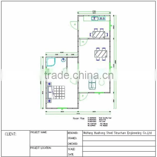 Hot Sale China Iso Certification Modular Mobile House Plan for Construction Site in Cheap Price photo-5