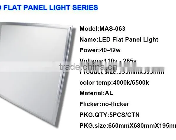 Recessed 600X600 mm 36W Flat LED Panel Light Led Panel Light Housing Office Led Office Ceiling Light photo-3