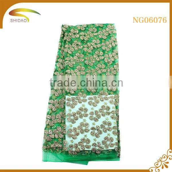 Custom Wholesale Clothes Accessories African Style French Lace Trim Floral photo-6