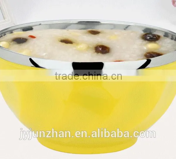 Stainless Steel Clorful Salad Bowl With Nice Design and High Quality Made by Junzhan Factory Directly photo-5