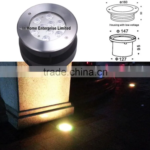 9W Lens Optional IP67 Led Underground Light for Outdoor Landscape Lighting photo-2