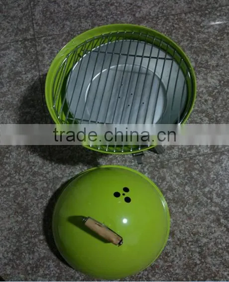 UrCooker XT-JNQ05 Cute Green Round Custom Design Portable Charcoal Bbq Grill photo-2