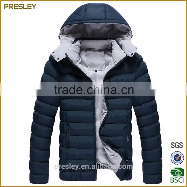 Wholesale Hot Sale Winter Padded Black Jacket and Coat Mens From China photo-2