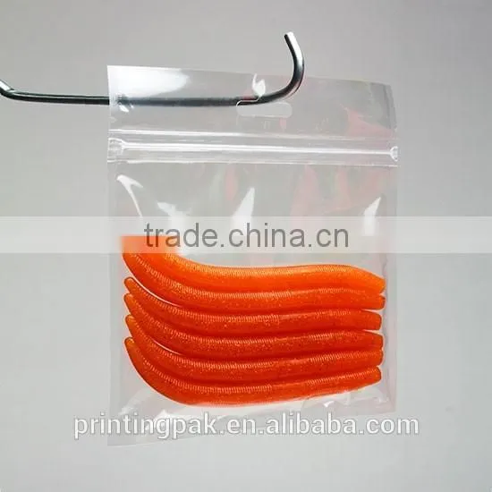 Reclosable Hanging Zipper Barrier Bags Clear for Food Protecting photo-6