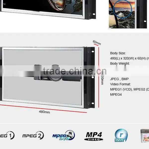 15 Inch Elevator Flexible Mount Open Frame Lcd Advertising Screen for Auto Loop Display photo-6