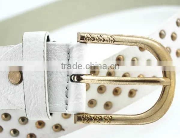 Women's Fashion Studded Belt Accessories With Embossed Buckles in Yiwu photo-6