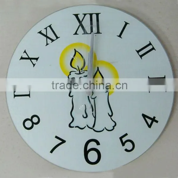 Glass Wall Clock, Fashion Wall Mounted Clock, Decorative Wall Clock photo-2