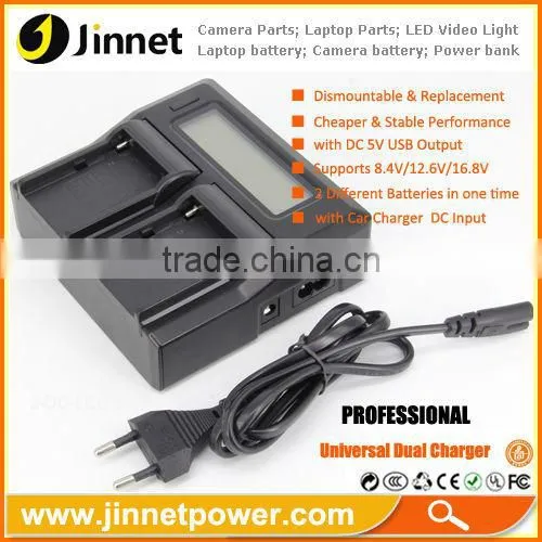 Wholesale China Factory Supplier Rapid Double Charger for NP-F970 Battery With Lcd Screen photo-5