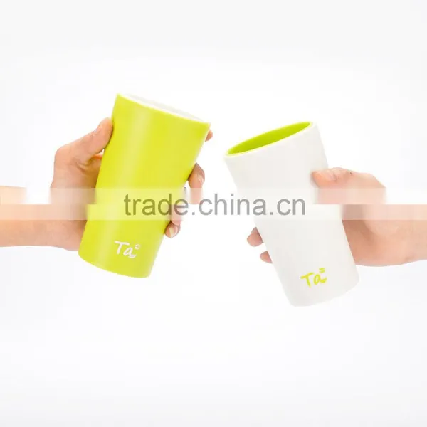 Fashionable Couple Cup Custom Coffee Mug Travel Mug Cup for Tooth Brushing photo-4