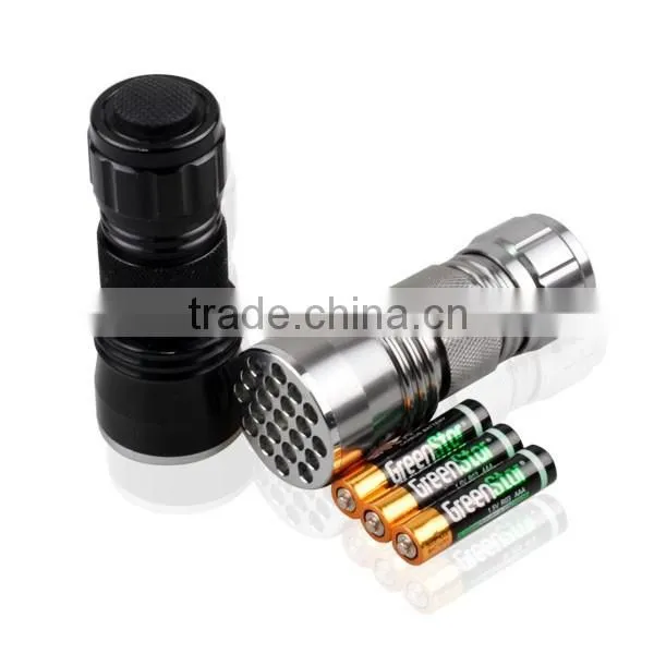 380nm 21 LED UV Flashlight Reviews Mini Portable Black Light photo-4