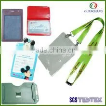 Custom Cheap Plastic Hard Card Holder Lanyard, Name Card Holder, Business Card Holder Lnayard photo-5