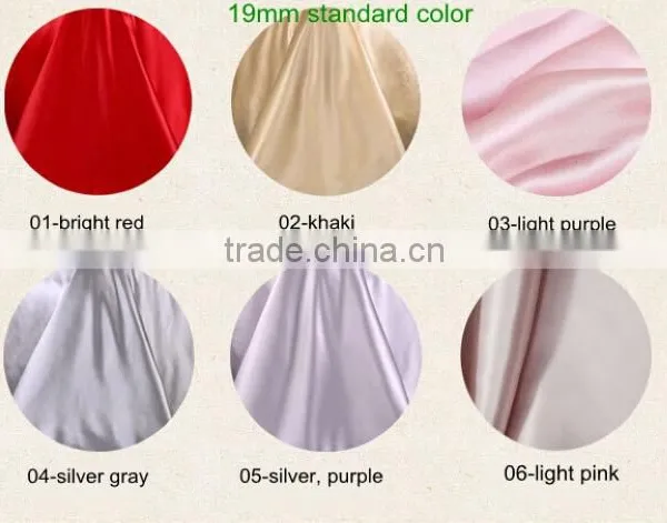100% Silk 19mm Satin Sold Color Pillowcase photo-2