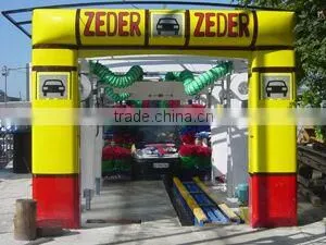 Best Selling High Pressure Automatic Tunnel Type Car Wash Machine DXC(B)-981 Nine Brushes2 Dryer System With CE for Cars and Suv
