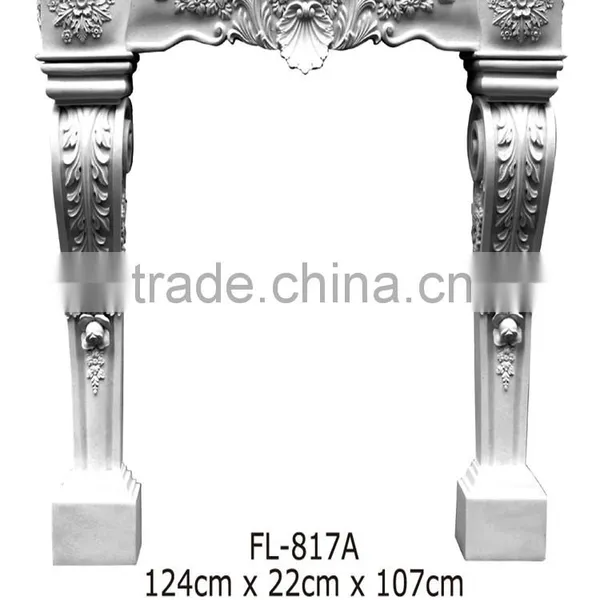 Polystyrene High Quality Beautiful PU Decorative Window Surrounds/marble Fireplace Surround photo-2